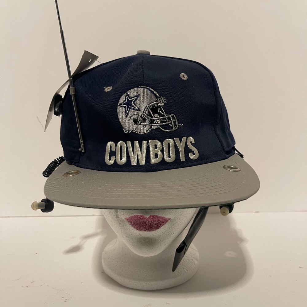 Vintage Dallas Cowboys Radio Hat AM/FM Snapback Team NFL Tested